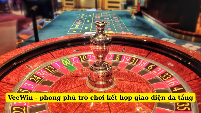 VeeWin - phong phú trò chơi kết hợp giao diện đa tầng